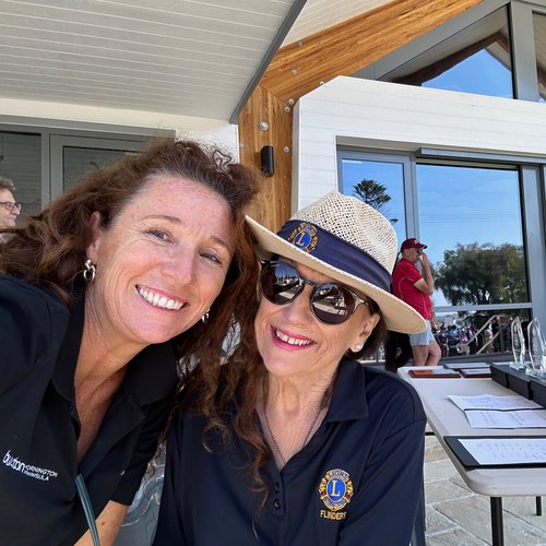 Holly with Monica - Flinders Lions.jpeg